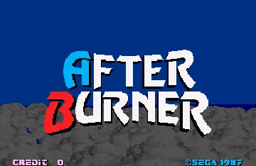 After Burner (Japan) screen shot title